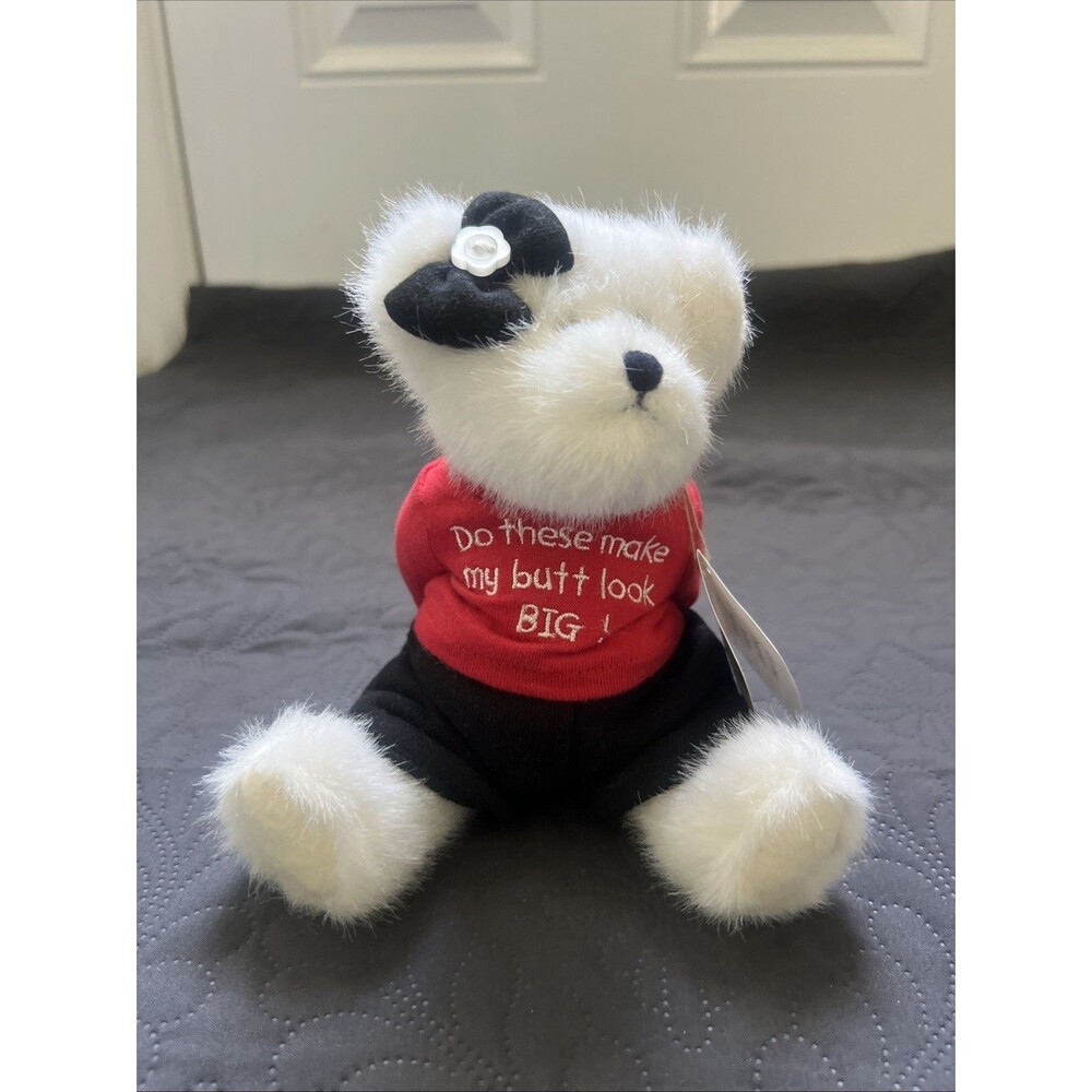 VTG RAZZ BEARIES Boyd's Bear Do These Make My Butt Look BIG Plush Bear 8" NWT